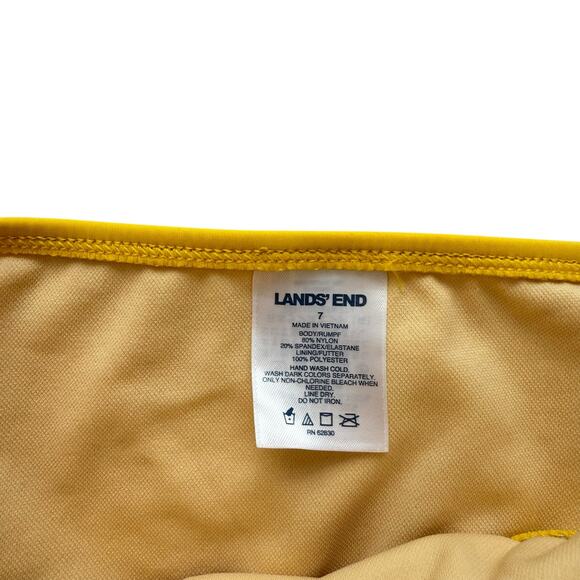 Lands' End Flaral Tankini Swimsuit Size 7 - Picture 7 of 8